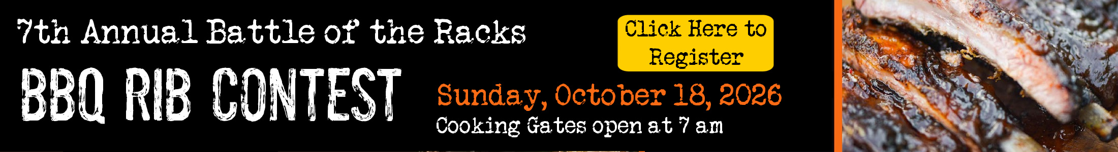 2026 Battle of the Racks BBQ Rib Contest Route 65 Pub